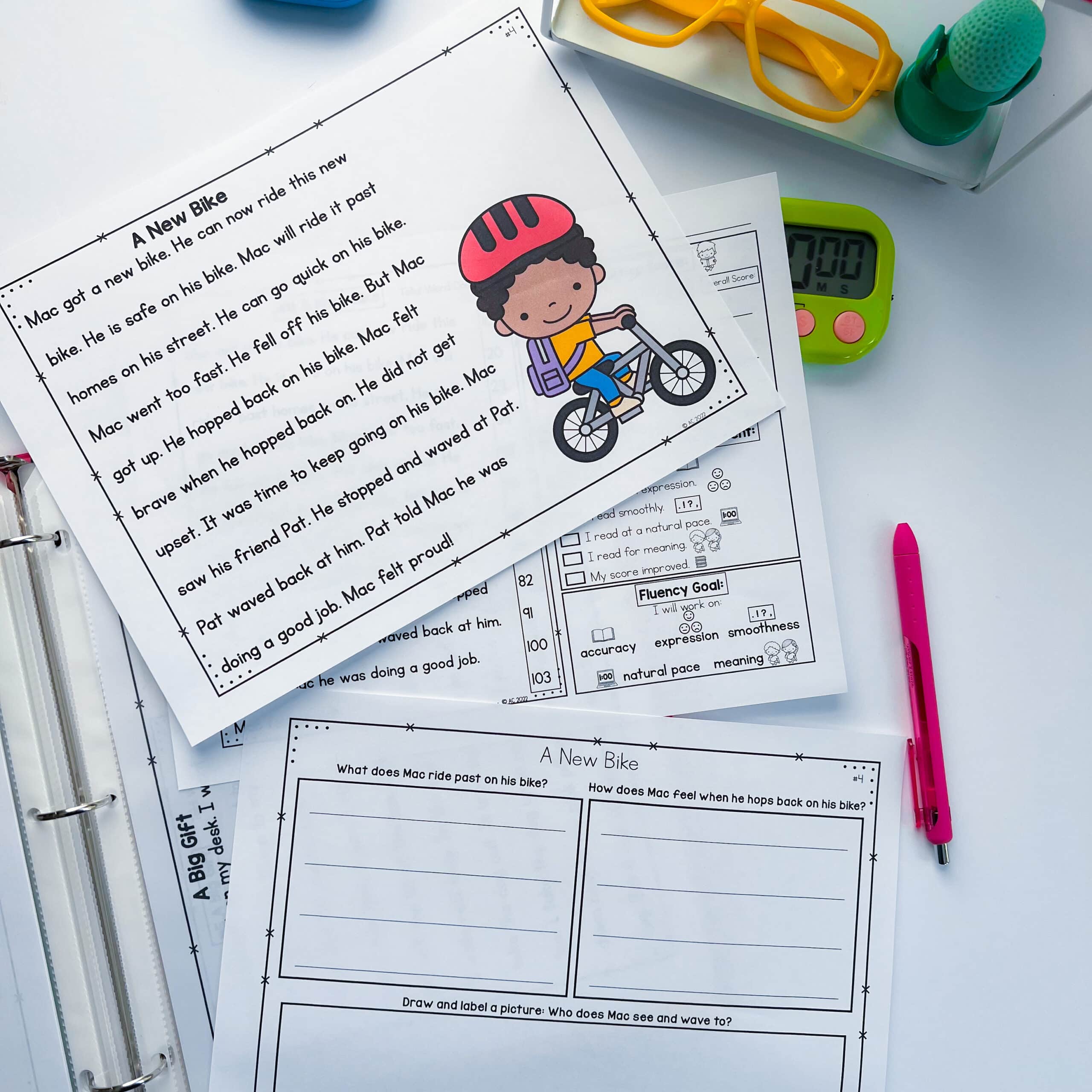 Timed Fluency Passages Practice for 1st-4th Grade - Literacy with Aylin ...